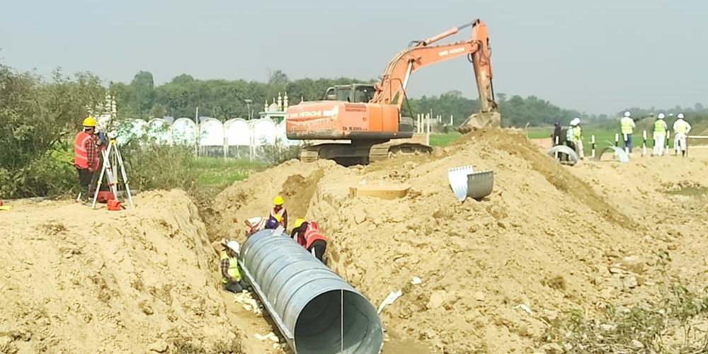 निर्माण सामग्री अभावमा सिँचाइ आयोजनाको काम सुस्त