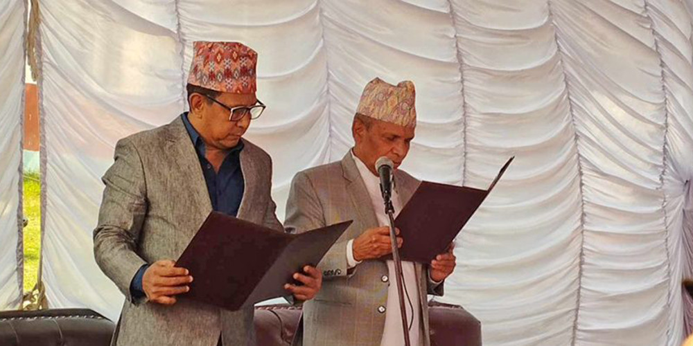 गण्डकीमा हरि चुमानलाई अर्थ र राजीव गुरुङलाई भौतिक पूर्वाधारको जिम्मेवारी