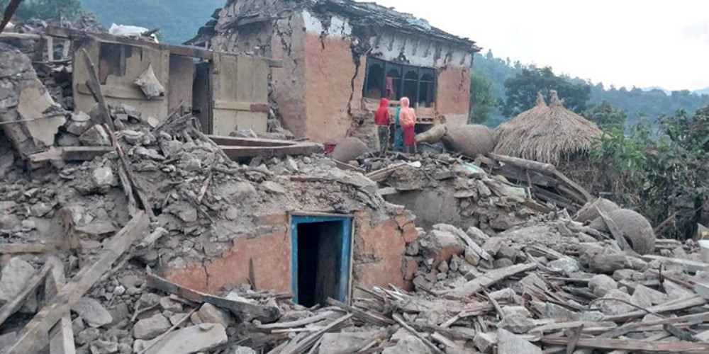 भूकम्पपीडितलाई २० लाख बराबरका खाद्यान्न तथा लत्ताकपडा सहयोग