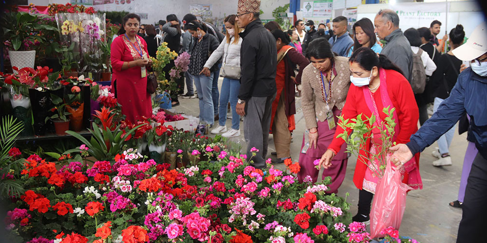 पुष्प मेलामा रु ८४ लाखको कारोबार