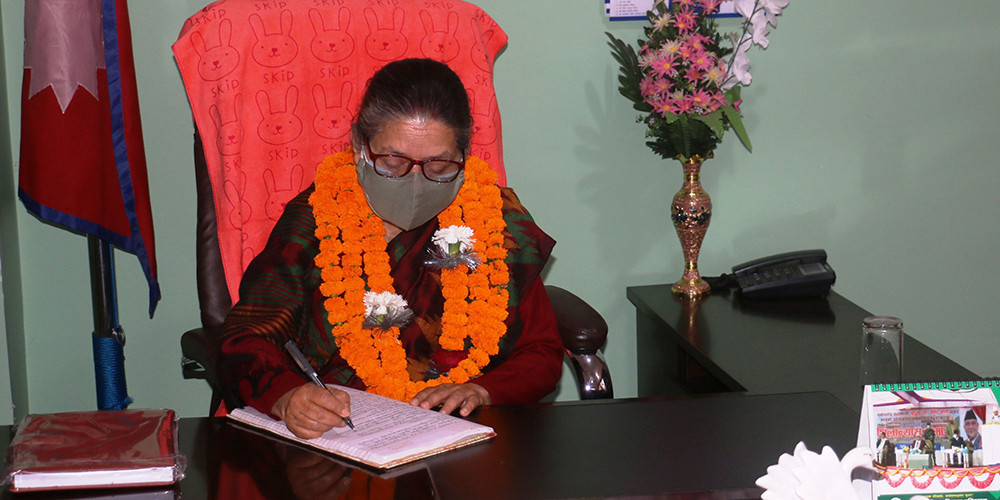 गण्डकी प्रदेश प्रमुखद्वारा पदभार ग्रहण