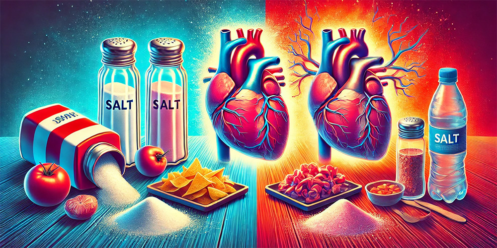 नुन र मुटु रोगको सम्बन्ध