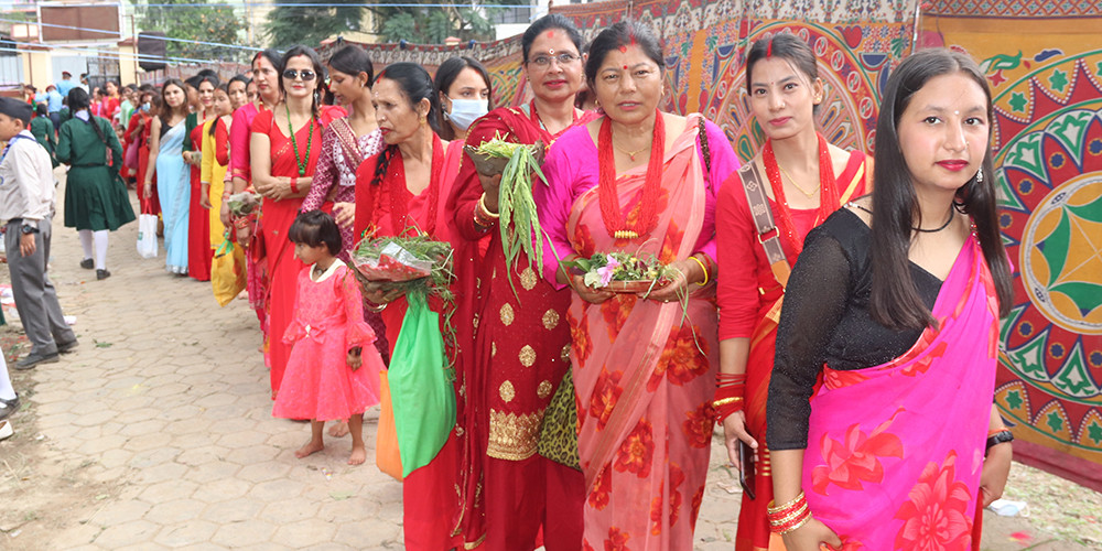 ऋषिपञ्चमी पर्व : ऋषेश्वर मन्दिरमा भक्तजनको भीड