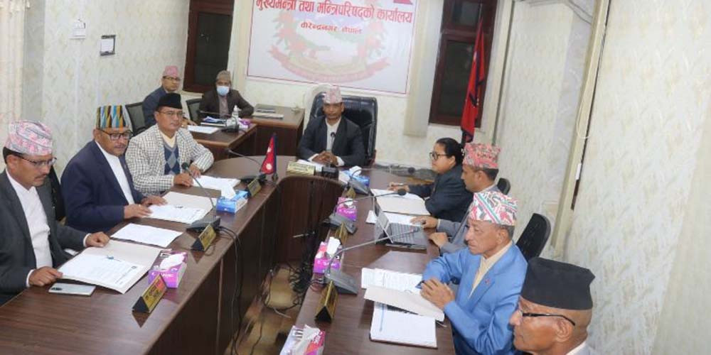 कर्णाली प्रदेशका मुख्यमन्त्री शाहीद्वारा राजीनामा