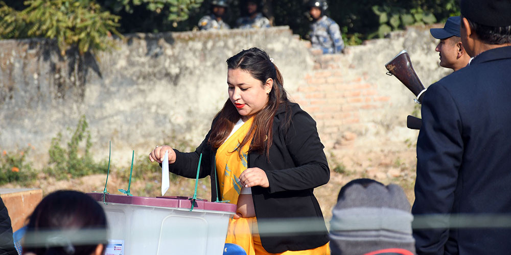 तस्बिरमा हेर्नुहोस् राष्ट्रियसभा सदस्यको निर्वाचन