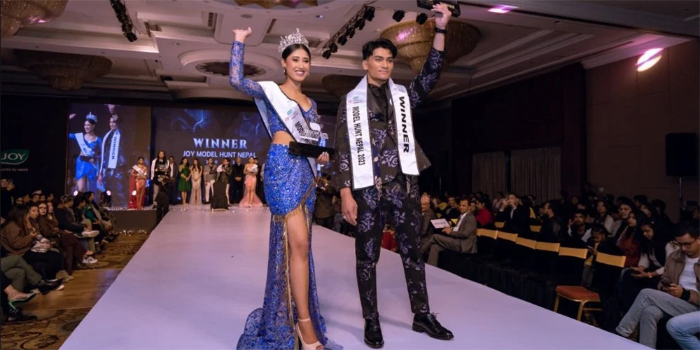 जोय मोडल हन्ट नेपालको ताज रोनिश र आयुष्मालाई 
