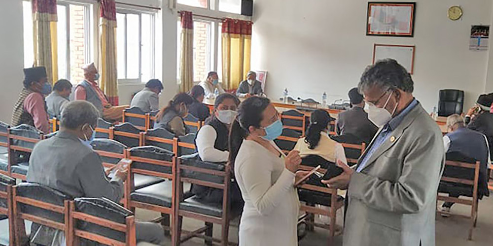 संसद विघटनविरुद्ध रिट हाल्न सिंहदरबारमा हस्ताक्षर संकलन गरिँदै
