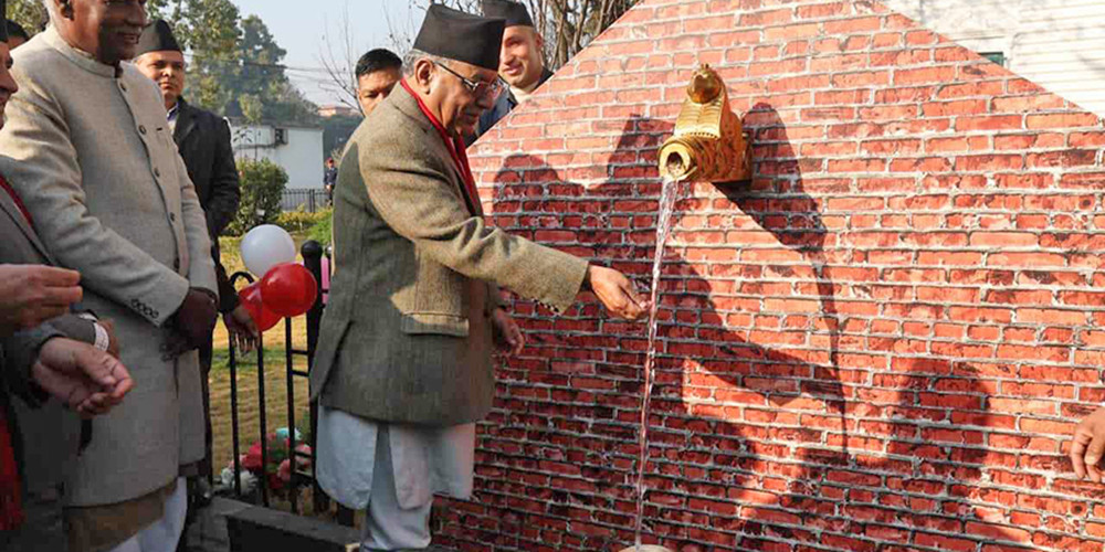 मेलम्चीको पानी काठमाडौँवासीलाई नियमित उपलब्ध गराउँछौँ : प्रधानमन्त्री प्रचण्ड 