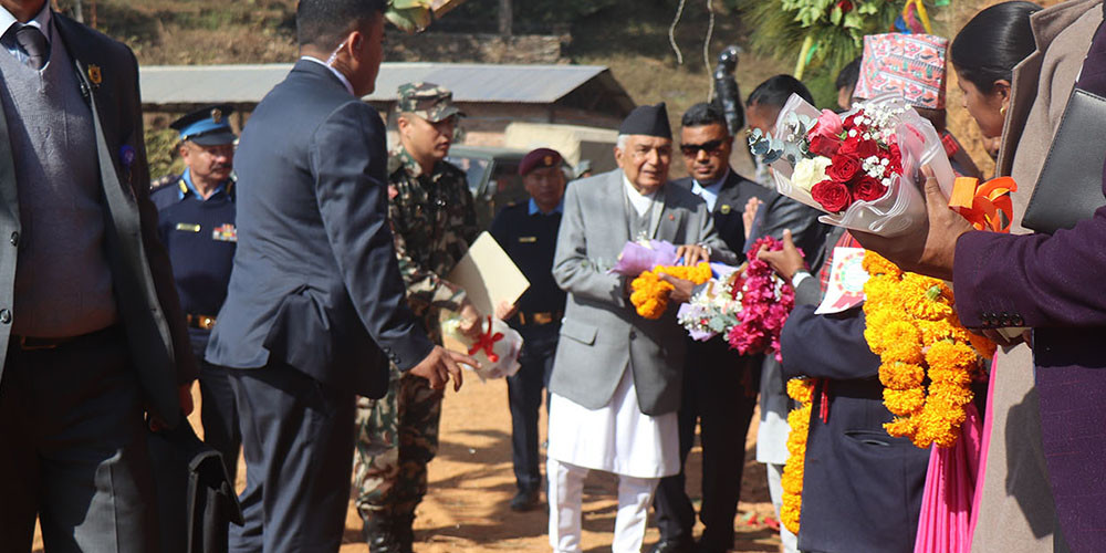 राष्ट्रपति पौडेल तनहुँमा