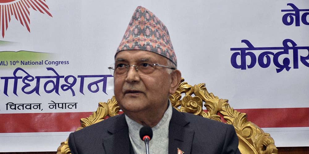 भीम रावलको  स्नेहपूर्ण सुझावबाट प्रभावित भएको छु  ः अध्यक्ष ओली