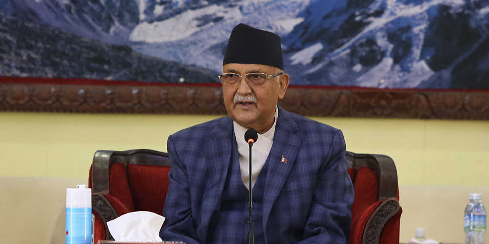 कोभिडविरुद्ध एकताबद्ध हुन प्रधानमन्त्रीको पार्टी पङ्क्तिलाई निर्देशन