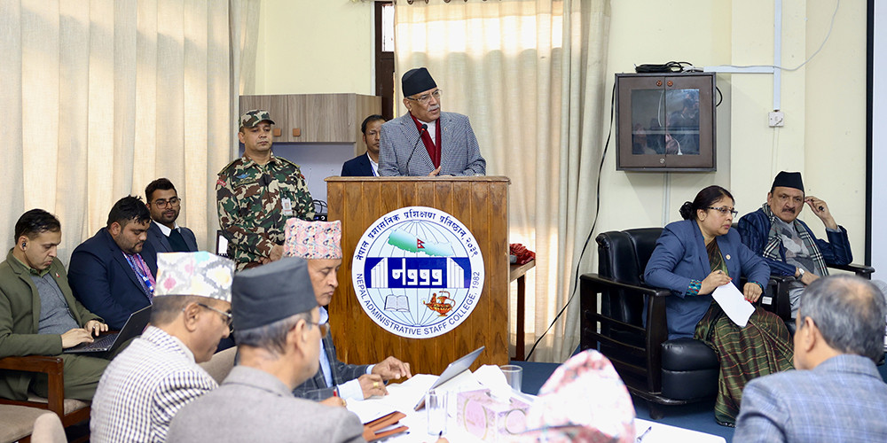 जनतालाई भरोसा दिने सुत्रको खोजीमा छु : प्रधानमन्त्री दाहाल
