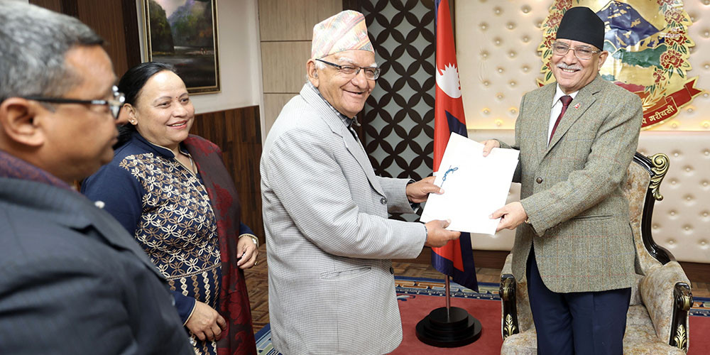 राष्ट्रियताको रक्षाका निम्ति अग्रपङ्क्तिमा छु : प्रधानमन्त्री दाहाल