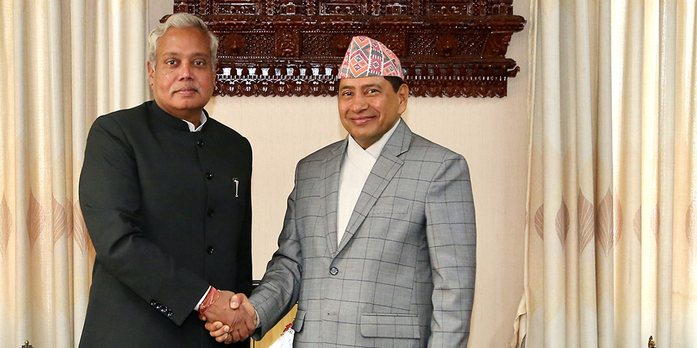 परराष्ट्रमन्त्री श्रेष्ठसँग भारतीय राजदूतको भेट