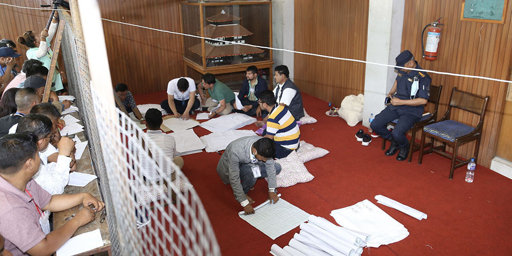 कामपाका २७ वडामा मत गणना सकियो