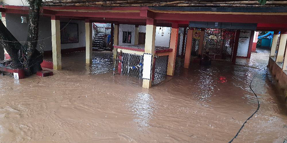 सेतीवेणी बजार डुबानमाः १० घर विस्थापित