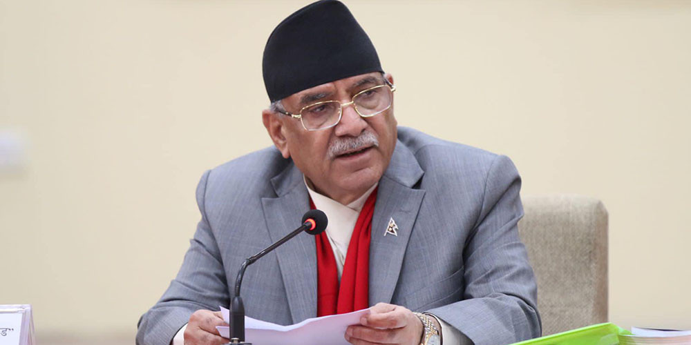 आज राष्ट्रका नाममा सम्बोधन गर्दै प्रधानमन्त्री