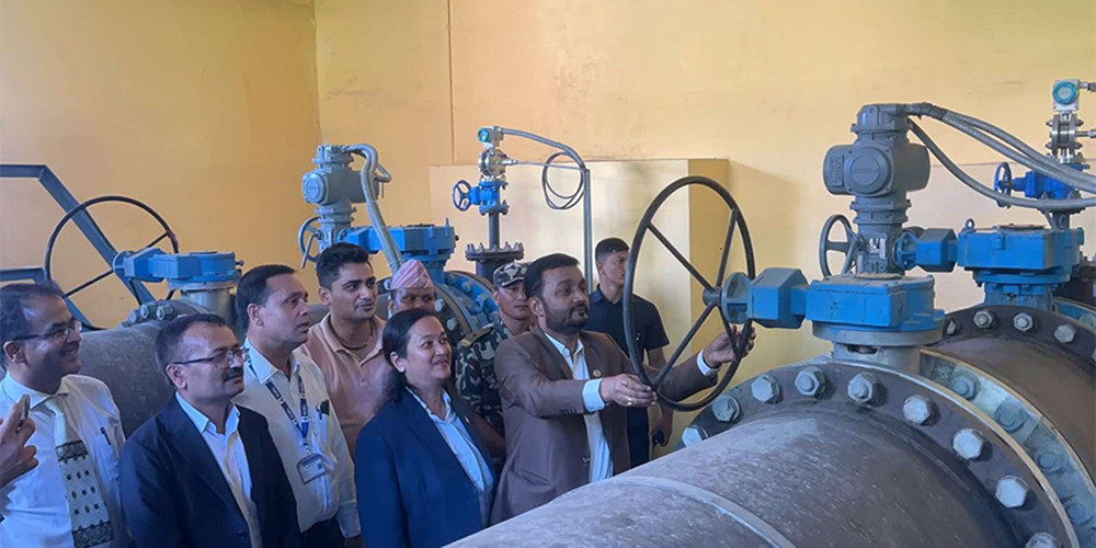 मेलम्चीको पानी आजदेखि काठमाडौँ उपत्यकामा वितरण