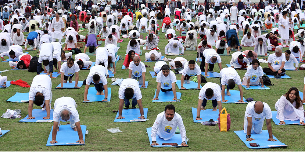 योगाभ्यासमा आकर्षण बढ्दै