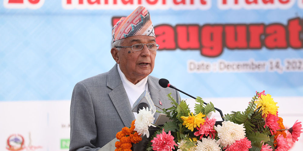 हस्तकला उद्योग व्यवसायमैत्री नीति बनाउनुपर्नेमा राष्ट्रपति पौडेलको जोड