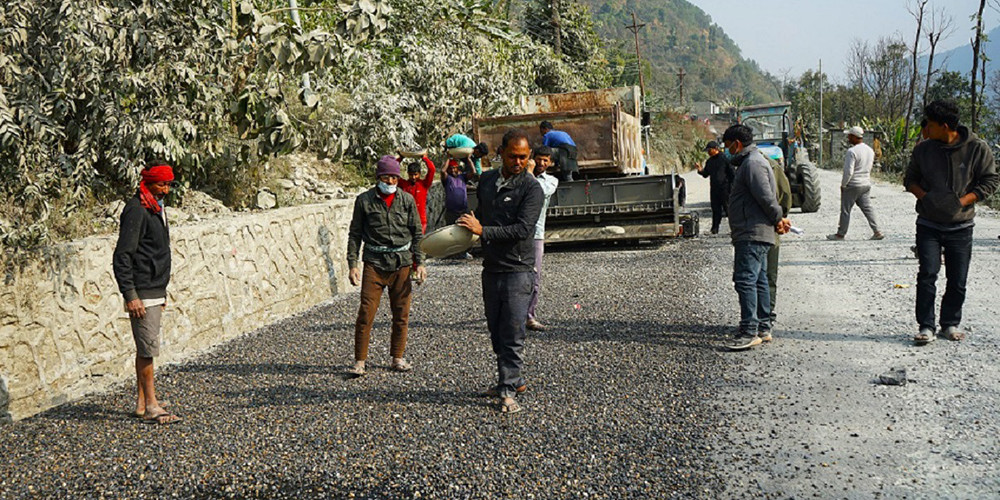 रिडी–बल्कोट सडक एक महिना बन्द