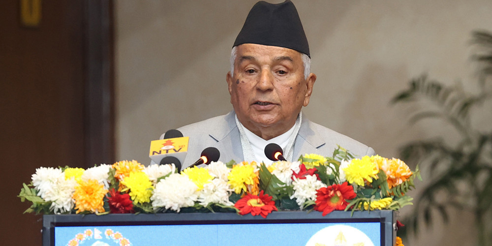 भ्रष्टाचार नियन्त्रणका लागि दृढ राजनीतिक प्रतिवद्धता पहिलो प्रस्थान विन्दु : राष्ट्रपति
