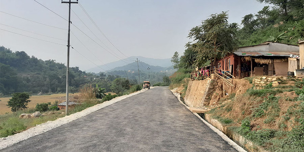 ३१ वर्षपछि बागीश्वरी सडक कालोपत्र