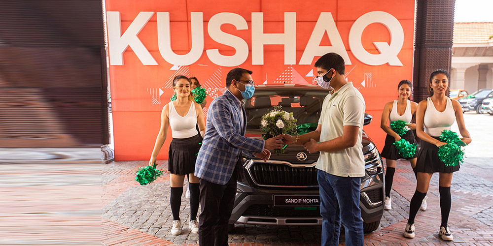 एकै दिन ७५ युनिट स्कोडा कुशाकको डेलिभरी