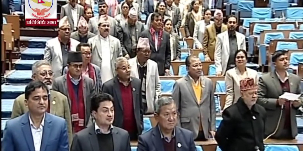 प्रतिपक्षी दलको विरोधपछि संसद बैठक १५ मिनेटका लागि स्थगित