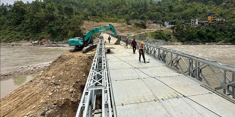माग गरेको ३१ वर्ष पछि बुट्टारमा बेलिब्रिज निर्माण