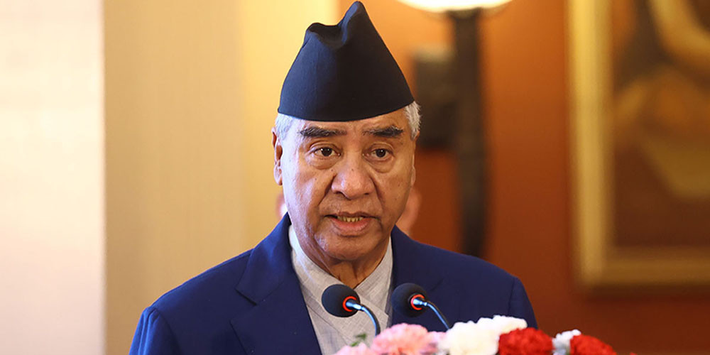 सन्त नेता भट्टराई नेपाली जनतालाई सार्वभौम बनाउने त्यागी व्यक्तित्व : सभापति देउवा