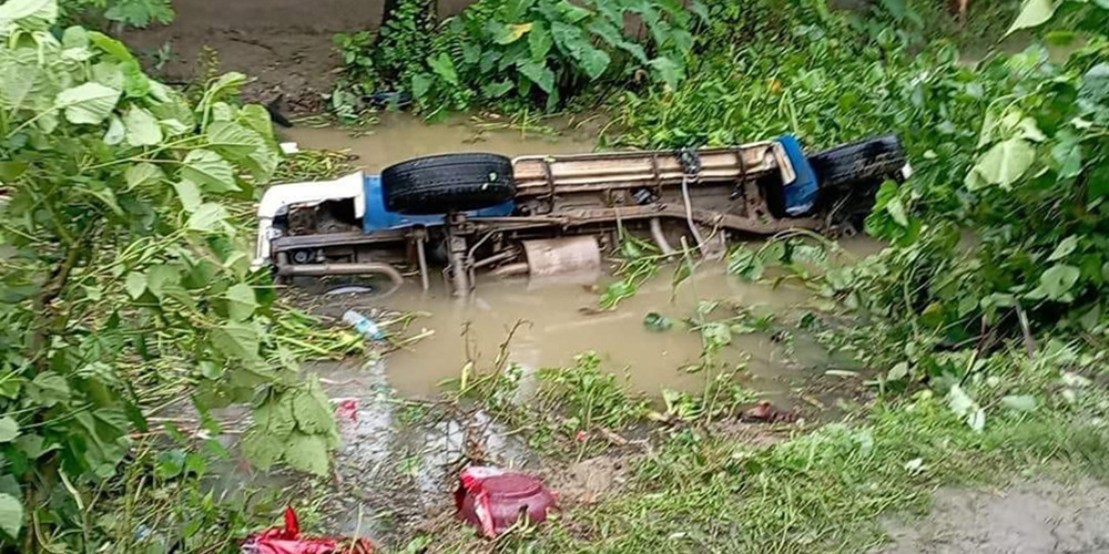 रौतहटमा जन्ती बोकेको जीप दुर्घटना, २ जनाको मृत्यु