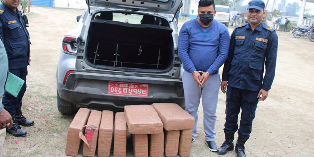 ११६ किलो गाँजासहित एकजना पक्राउ
