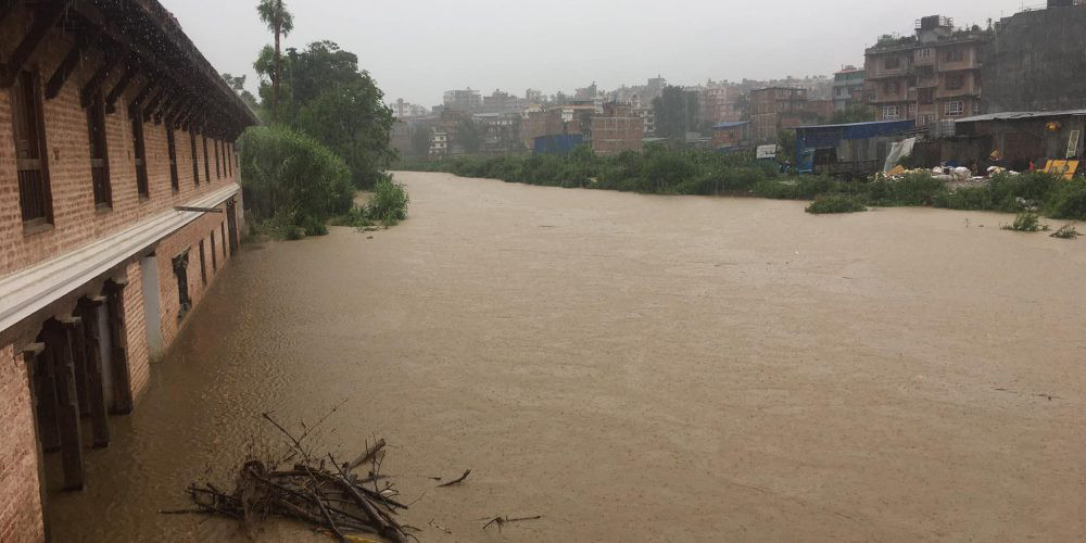 हनुमन्ते खोलामा आएको बाढी सतहभन्दा माथि, सतर्कता अपनाउन आग्रह