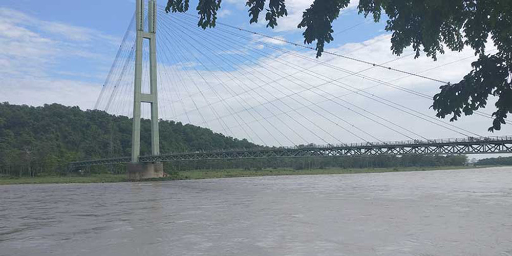 कर्णाली नदीमा खतराको सङ्केत, तटीय क्षेत्रमा सतर्क रहन आग्रह