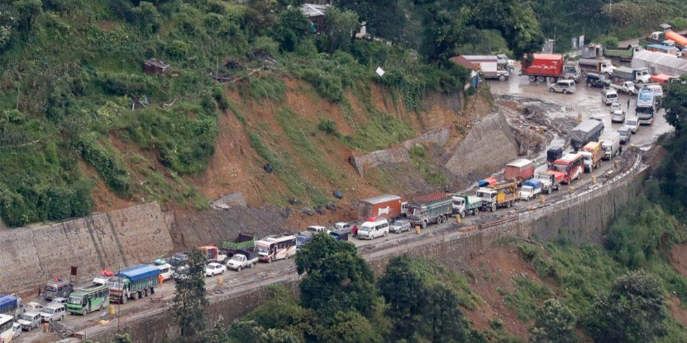 नागढुंगा सडक एक सातासम्म आंशिक बन्द