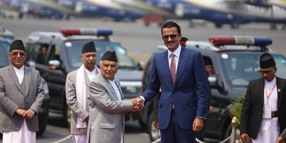 नेपाल भ्रमण सकेर स्वदेश फर्किए कतारका राजा