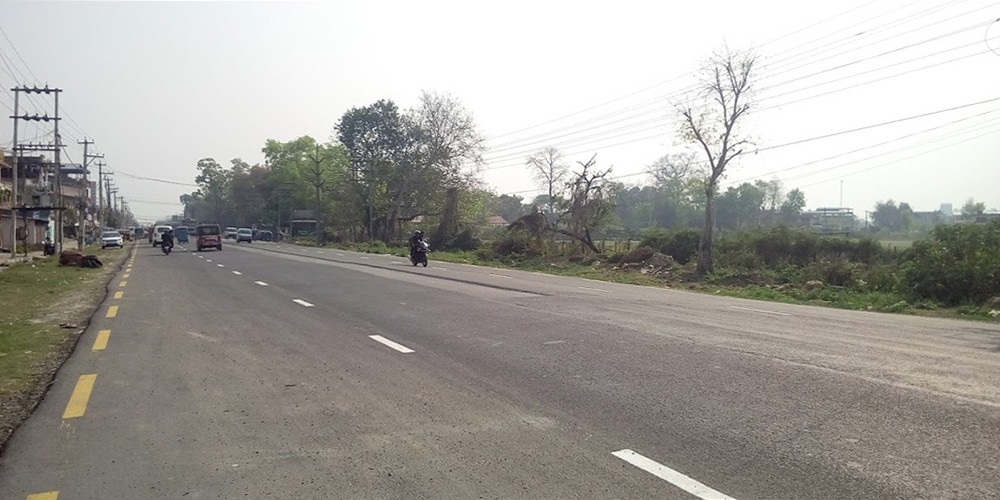 भरतपुरको छ लेन सडक निर्माण अन्तिम चरणमा