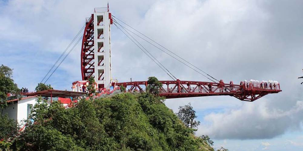 स्काइ वाक टावर सञ्चालनपछि भेडेटारका व्यवसायी उत्साही 