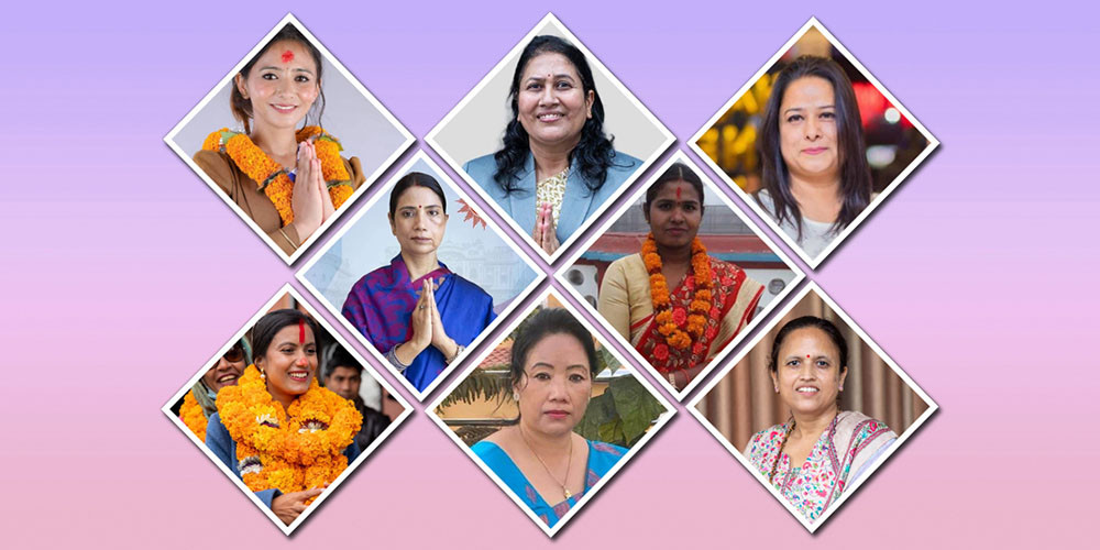 यी हुन् प्रतिनिधि सभामा निर्वाचित ८ महिला सांसद् 