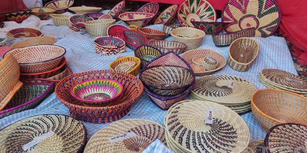 हस्तकलाबाट मनग्य आम्दानी गर्दै दाङका महिला 