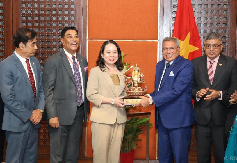 नेपाल चेम्बर अफ कमर्सद्वारा उपराष्ट्रपति सुआनसँग छलफल