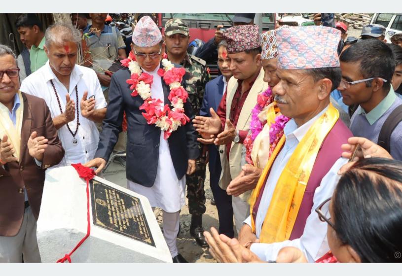 एकतिस वर्षपछि महुरे–फोक्सिङटार सडक कालोपत्र हुँदै