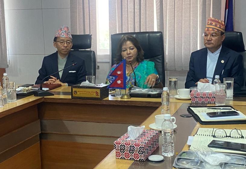 सगरमाथा संवादको अन्तिम तयारीमा छौँ : परराष्ट्रमन्त्री राणा