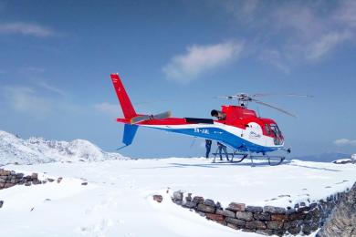 मनास्लु क्षेत्रबाट अलपत्र पर्यटकको उद्धार