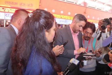 सञ्चारमन्त्रीद्वारा गोँगबु बसपार्कमा निःशुल्क इन्टरनेट सेवा शुभारम्भ