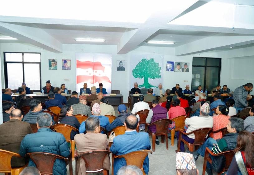 कांग्रेसको निष्कर्षः वर्तमान अवस्थाको उचित राजनीतिक निकास निर्वाचन