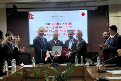 बिपी राजमार्ग पुनःनिर्माण र मर्मतका लागि जापान सरकारबाट दुई अर्ब ६० करोड अनुदान सहयोग