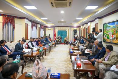 लोकतन्त्र र संविधान रक्षाका लागि निर्वाचनमा जान राष्ट्रपतिको आग्रह