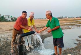 ‘डिप ट्युबवेल’ जडानसँगै सिँचाइको असुविधा हट्यो
